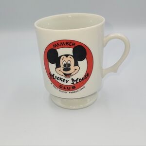 Vintage Disney Mickey Mouse Club Member Mug